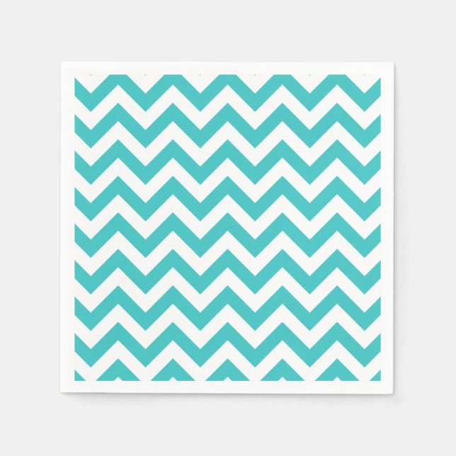 Trendy Chevron Paper Napkins (Front)