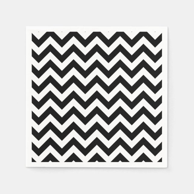 Trendy Chevron Paper Napkins (Front)