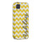 Trendy Chevron Pattern with name - yellow grey