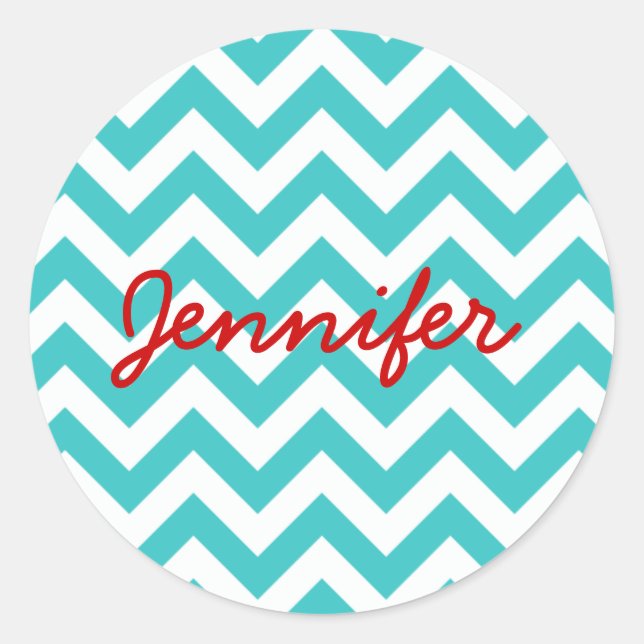 Trendy Chevron Stickers (Front)