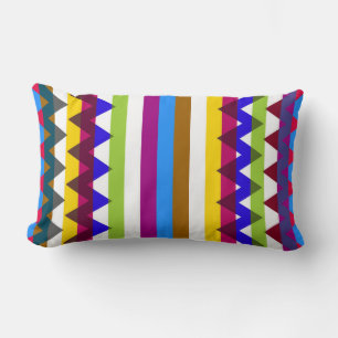 Trendy Chevron Stripes Pattern #14 Lumbar Cushion
