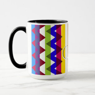 Trendy Chevron Stripes Pattern #14 Mug
