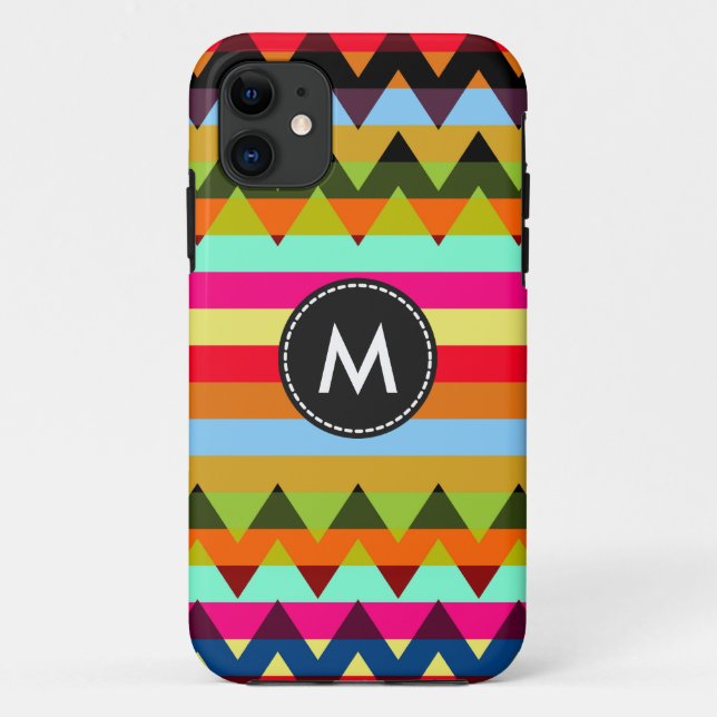 Trendy Chevron Stripes Pattern #8 Case-Mate iPhone Case (Back)