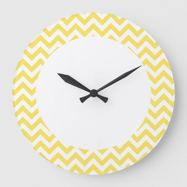 Trendy Chevron Wall Clock (Front)