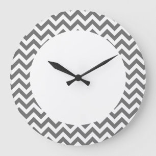 Trendy Chevron Wall Clock