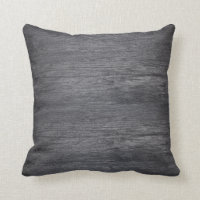 Trendy Chic Charcoal Wood Textured