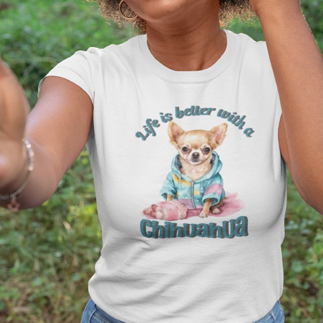 Trendy Chihuahua Dog Lover T-shirt (Creator Uploaded)