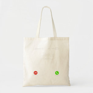 Trendy Christian Graphic  Jesus Calling Tote Bag