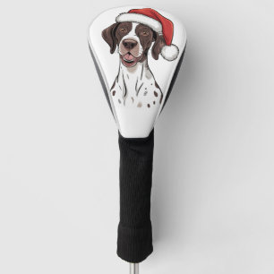 Trendy Christmas German Shorthaired Pointe   Golf Head Cover
