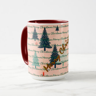 Trendy Christmas Luxury Christmas Trees Mug