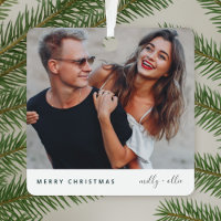 Trendy Christmas | Modern Stylish Couple Photo