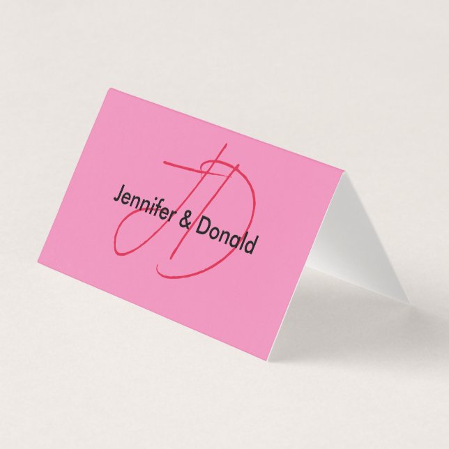 Trendy classical script monogram name (Front)