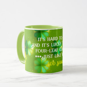 Trendy Clover 4 Lists Green Collection Mug
