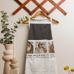 Trendy Collage Photo & Best Family Ever Best Gift Apron<br><div class="desc">Introducing the Trendy Collage Photo & Best Family Ever Text Gift! This unique and personalised gift combines the beauty of a collage photo with a heartfelt message to celebrate your family and create a lasting memory. The collage photo features a collection of your most cherished family moments, beautifully arranged in...</div>