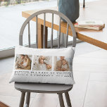 Trendy Collage Photo & Best Family Ever Best Gift Lumbar Cushion<br><div class="desc">Introducing the Trendy Collage Photo & Best Family Ever Text Gift! This unique and personalised gift combines the beauty of a collage photo with a heartfelt message to celebrate your family and create a lasting memory. The collage photo features a collection of your most cherished family moments, beautifully arranged in...</div>
