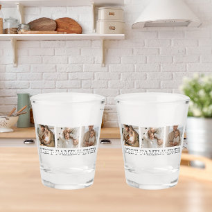 Trendy Collage Photo & Best Family Ever Best Gift Shot Glass