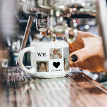 Trendy Collage Photo & We Love You Daddy Gift Espresso Cup<br><div class="desc">Show your dad how much you care with this heartfelt "We Love You Daddy" gift. The gift can come in many forms, such as a personalised mug, a photo frame, or even a t-shirt. The message "We Love You Daddy" is a simple yet powerful way to express your love and...</div>