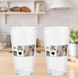 Trendy Collage Photo & We Love You Daddy Gift Glass<br><div class="desc">Show your dad how much you care with this heartfelt "We Love You Daddy" gift. The gift can come in many forms, such as a personalised mug, a photo frame, or even a t-shirt. The message "We Love You Daddy" is a simple yet powerful way to express your love and...</div>