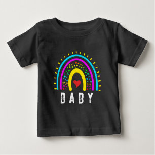TRENDY COLORFUL RAINBOW PERSONALIZED BABY T-Shirt
