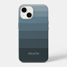 Trendy Colour Blocks Blue Grey customisable signs