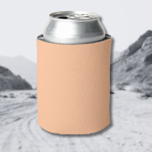 Trendy Colour Peach Fuzz Solid Colour   Elegant Can Cooler