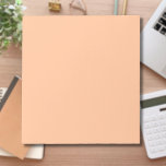 Trendy Colour Peach Fuzz Solid Colour | Elegant Notepad<br><div class="desc">Trendy Colour Peach Fuzz Solid Colour | Classic | Elegant | Trendy | Stylish | Gift</div>
