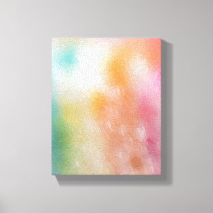 Trendy Colourful Abstract Art Red Pink Blue Purple Canvas Print