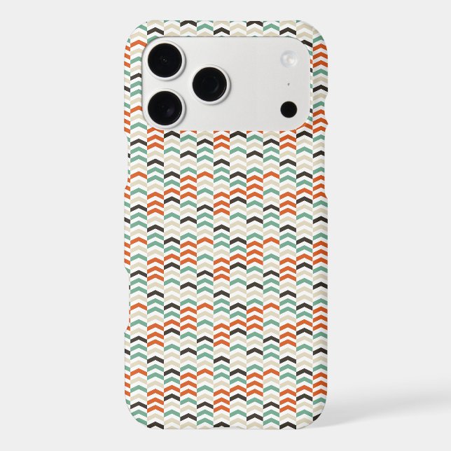 Trendy colourful Chevron pattern  (Back)