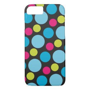 Trendy Colourful Dots Pattern Modern Whimsical Fun iPhone 8/7 Case