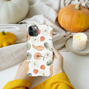 Trendy Colourful Pumpkin Pattern   Autumn Vibes iPhone 11Pro Max Case