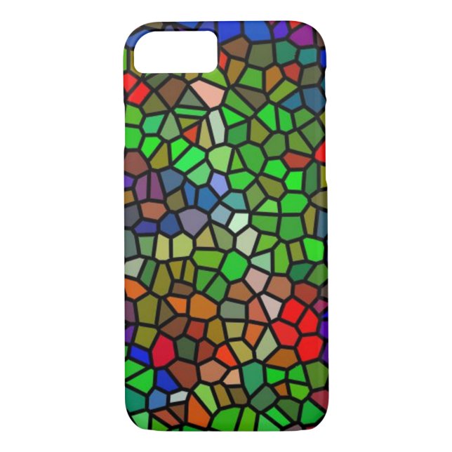Trendy Colourful stained glass Case-Mate iPhone Case (Back)