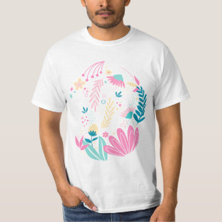 Trendy Colourful Wildflowers Gift  T-Shirt