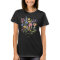 Trendy Colourful Wildflowers with Monogram