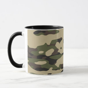 Trendy Colours Camouflage Abstract Pattern  Mug