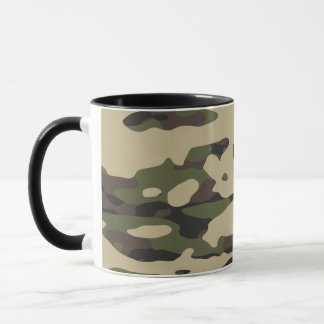 Trendy Colours Camouflage Abstract Pattern  Mug