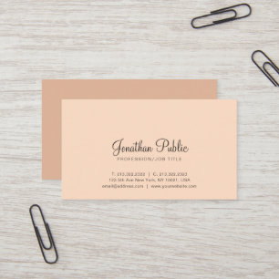 Trendy Colours Professional Stylish Modern Design Business Card