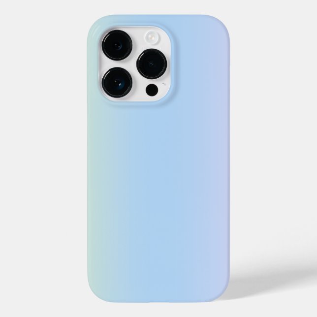 Trendy Contemporary Light Blue Case-Mate iPhone Case (Back)