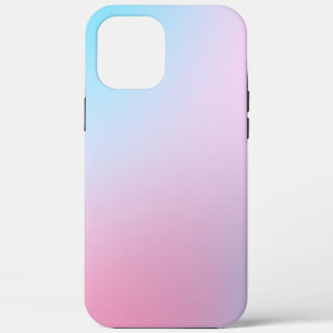 Trendy Contemporary Teal Pink Blue iPhone 12 Pro Max Case