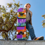 Trendy Cool Abstract Colourful Artwork Fashion Skateboard<br><div class="desc">Ride in style with our unique and stylish abstract colourful artwork creative skateboard. This vibrant board isn't just for cruising—it's a canvas for artistic expression. Elevate your skating experience with this distinctive skateboard that adds a burst of creativity to your moves. 
#Skateboard #AbstractArtwork #ColorfulDesign #ArtisticExpression #DistinctiveRiding #CreativeSkating</div>