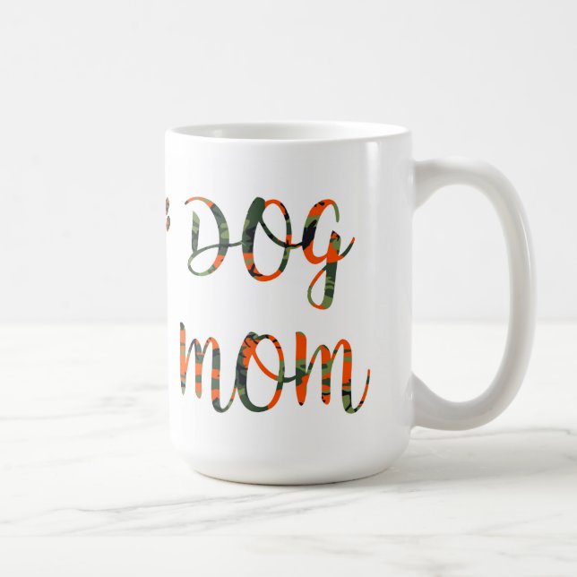 Trendy Cool Dog Mum Coffee Mug (Right)