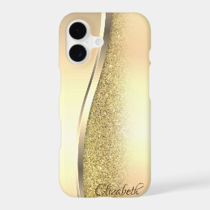 Trendy Cool Gold Glitter - Personalised
