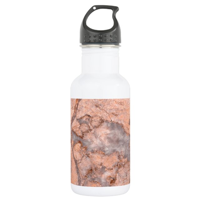 Trendy Cool Marble Stone Texture 532 Ml Water Bottle (Front)