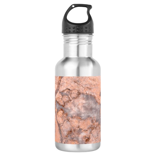 Trendy Cool Marble Stone Texture 710 Ml Water Bottle (Front)