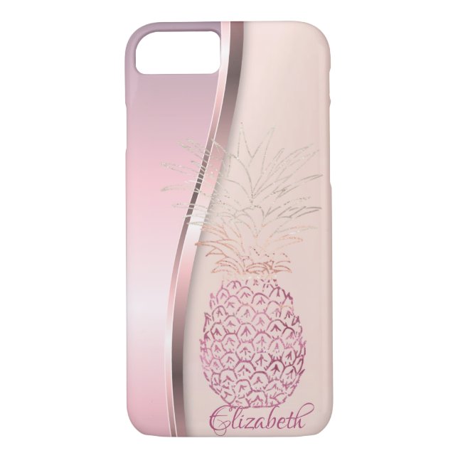 Trendy Cool Pineapple - Personalised Case-Mate iPhone Case (Back)