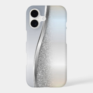 Trendy Cool Silver Glitter - Personalised