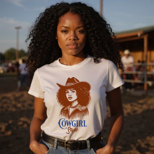 Trendy Cowgirl Style Western Aesthetic Graphic T-Shirt