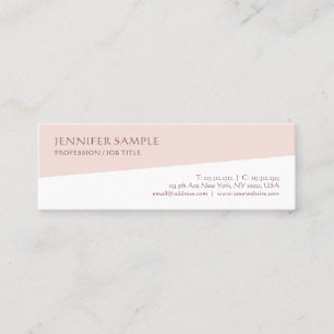 Trendy Creative Modern Clean Template Professional Mini Business Card