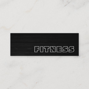Trendy Creative Wood Fitness Sport Business Card