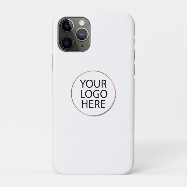 Trendy Custom Company Logo - Business Professional Case-Mate iPhone Case (Back)
