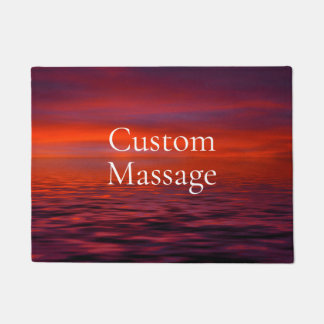 Trendy Custom Massage Modern simple  Doormat
